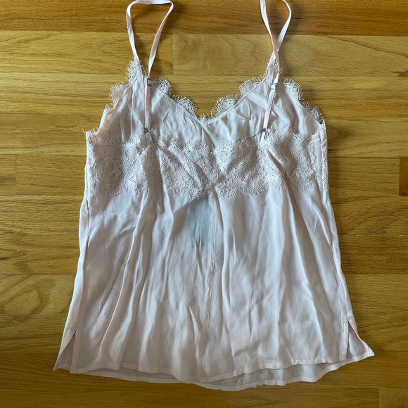 Light Pink Lace Trim Cami - Picture 3 of 3
